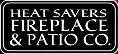 Heat savers fire place and patio logo